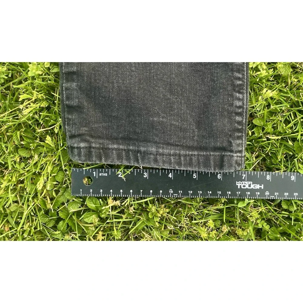 True Religion Denim Ricky Flap Straight Leg Jeans‎ Black USA Made Men's 31 X 26
